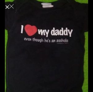 Size 6 month onesie t shirt